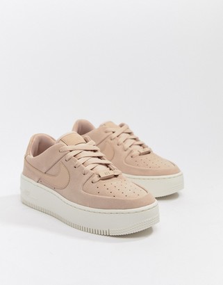 Nike Air Force 1 Sage trainers in pink