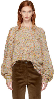 Chloé Multicolor Bobble Knit Sweater