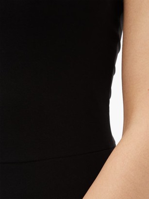 Norma Kamali Strapless Technical-jersey Fishtail Dress - Black