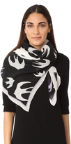 Thumbnail for your product : McQ Swallow Swarm Scarf