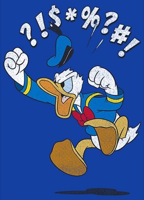 Men's Disney Mickey Mouse & Friends Donald Duck Short Sleeve Graphic T-shirt  - Black - Disney Store : Target