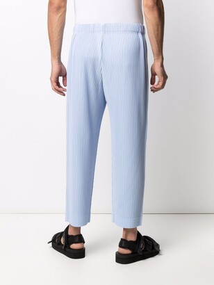Homme Plissé Issey Miyake Pleated Straight-Leg Trousers