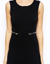 Thumbnail for your product : AX Paris Shift Dress with Zip Detail