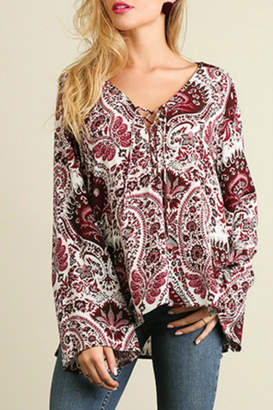 Umgee USA Red Paisley Bell