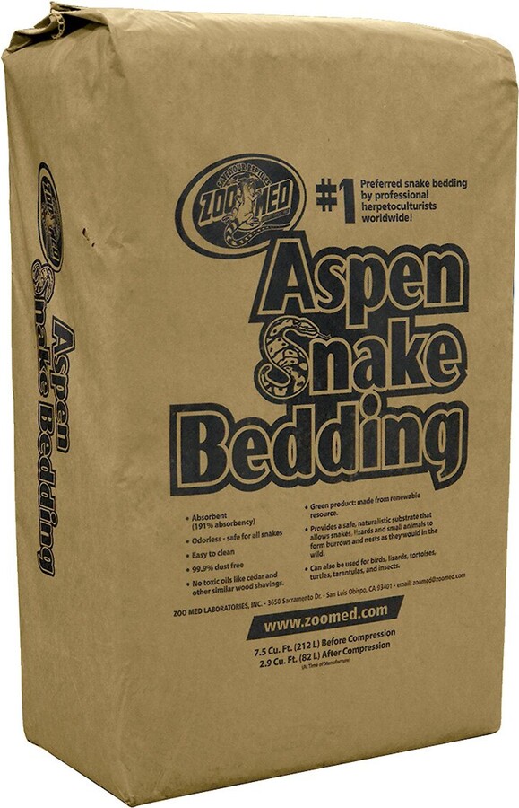 Zoo Med Aspen Snake Bedding 43.5-lb