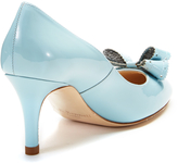 Thumbnail for your product : LK Bennett Arela Patent Leather Bow Pump