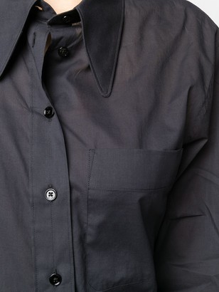 Lemaire Silk-Blend Long Sleeve Shirt
