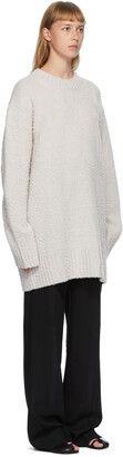 Maison Margiela Off-White Pilled Oversized Sweater