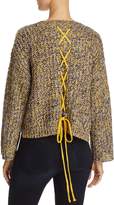 Thumbnail for your product : Freeway Marled Lace-Up Sweater