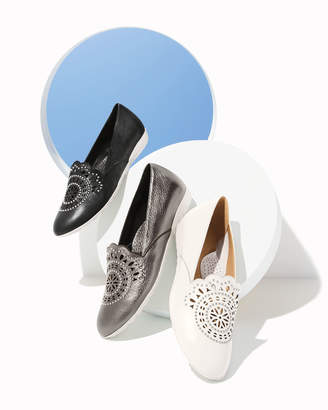 Sesto Meucci Ben Embellished Leather Comfort Loafers