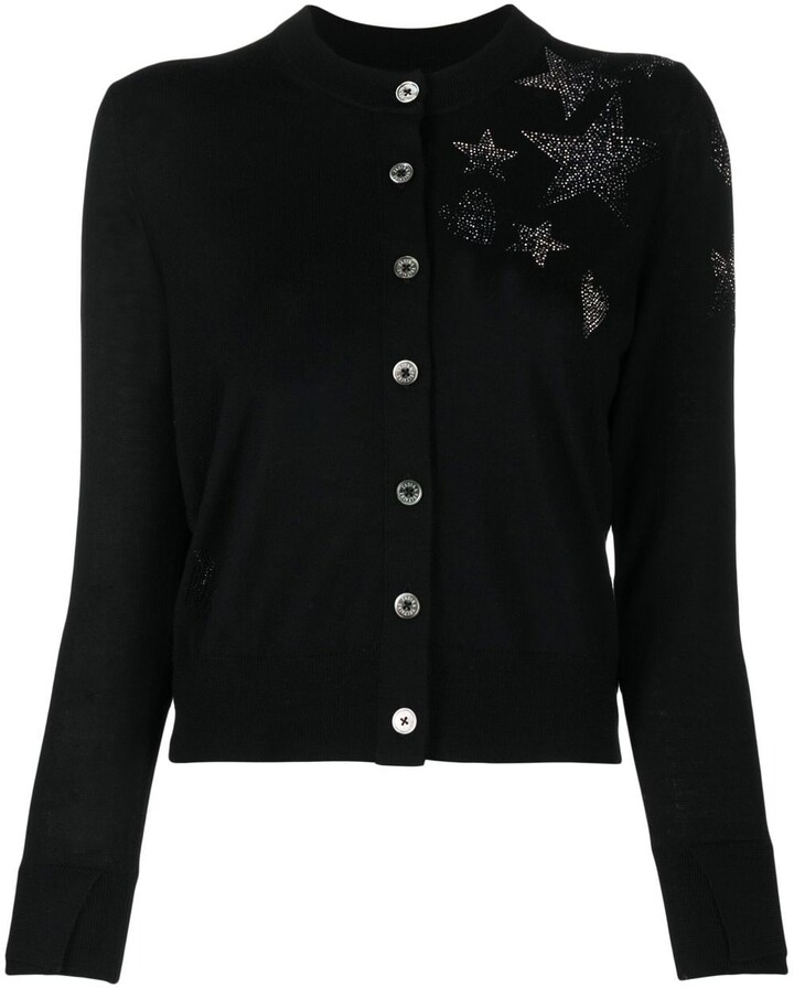 Zadig & Voltaire Star-Detail Button-Up Cardigan - ShopStyle