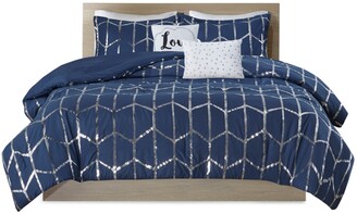 Intelligent Design Raina Metallic 5-Pc. Comforter Set, King/California King