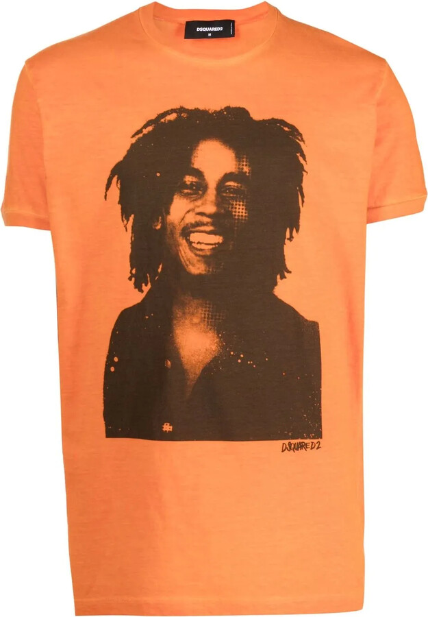 DSQUARED2 Bob Marley quote t-shirt