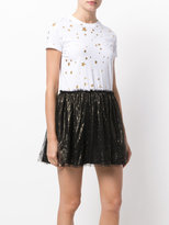 Thumbnail for your product : RED Valentino star printed T-shirt tutu dress