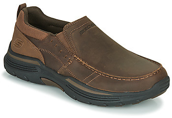skechers leather shoes mens