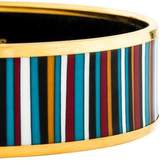 Thumbnail for your product : Hermes Carioca Stripes Wide Enamel Bracelet