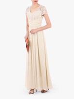 Thumbnail for your product : Jolie Moi Short Sleeve Lace Maxi Dress