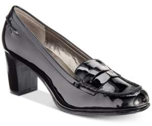 Bandolino Arrie Block-Heel Loafer Pumps Women's Shoes