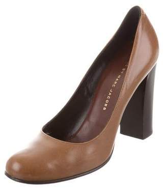 Marc by Marc Jacobs Leather Round-Toe Pumps
