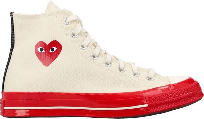 Comme des Garçons PLAY X Converse Chuck 70 Lace-Up Sneakers