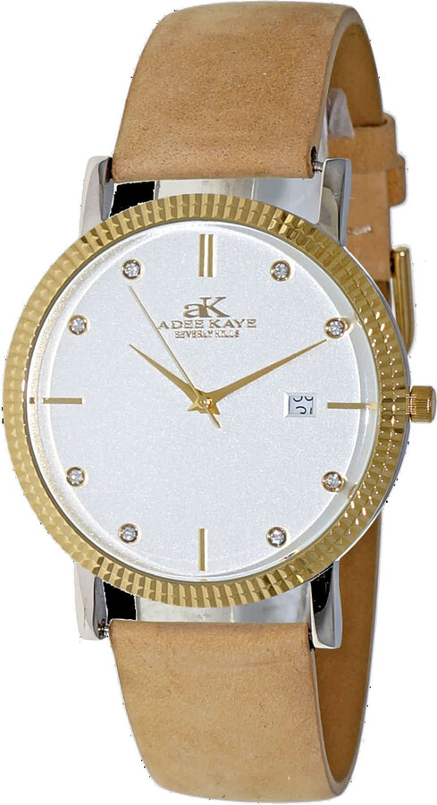 Adee Kaye Men's Galactic Rose Gold Dial Watch