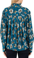 Thumbnail for your product : Derek Lam 10 Crosby Thomsen Paisley Blouse with Tie Neck