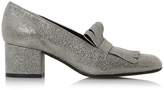 Thumbnail for your product : Dune LADIES ARGY - Fringe Detail Block Heel Court Shoe