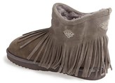 Thumbnail for your product : Koolaburra Women's 'Haley - Diamond' Fringe Cuff Leather & Shearling Boot, Size 7 M - Grey