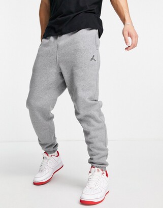 Jordan fleece jogger in grey - ShopStyle Trousers