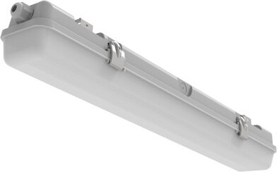 Walrusled 2FT LED Vapor Tight Light, IP65 IK08, 10W(1250lm)/20W(2500lm), 3/4/5000K CCT Selectable, 100-277V, Outdoor Waterproof Shop Light, Vapor Proof Lighting