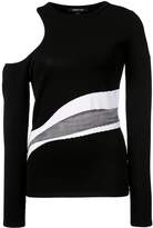 Thumbnail for your product : Cushnie cut-out shoulder top