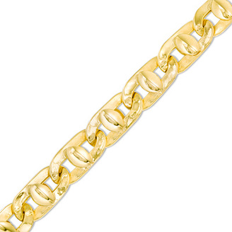 Zales Men's Mariner Chain Bracelet in 10K Gold - 8.5"