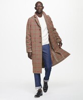 Thumbnail for your product : Todd Snyder Italian Tweed Wool Raglan Windowpane Topcoat in Red