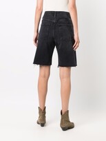 Thumbnail for your product : AGOLDE High-Waisted Distressed Denim Shorts