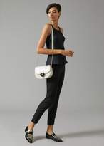 Thumbnail for your product : Giorgio Armani Smooth Leather Crossbody Bag With Plexiglass Closure