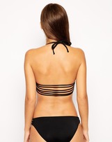 Thumbnail for your product : ASOS Zip Detail Underwired Bikini Top