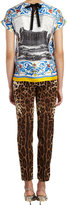 Thumbnail for your product : Dolce & Gabbana Temple-print Short-sleeve Top