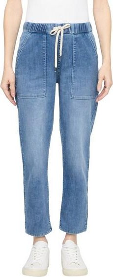 DUER Women's Performance Lite Harbour Regular Fit Straight Jeans Light Stone XSmall 27
