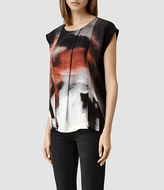 Thumbnail for your product : AllSaints Woosh Pleat Top
