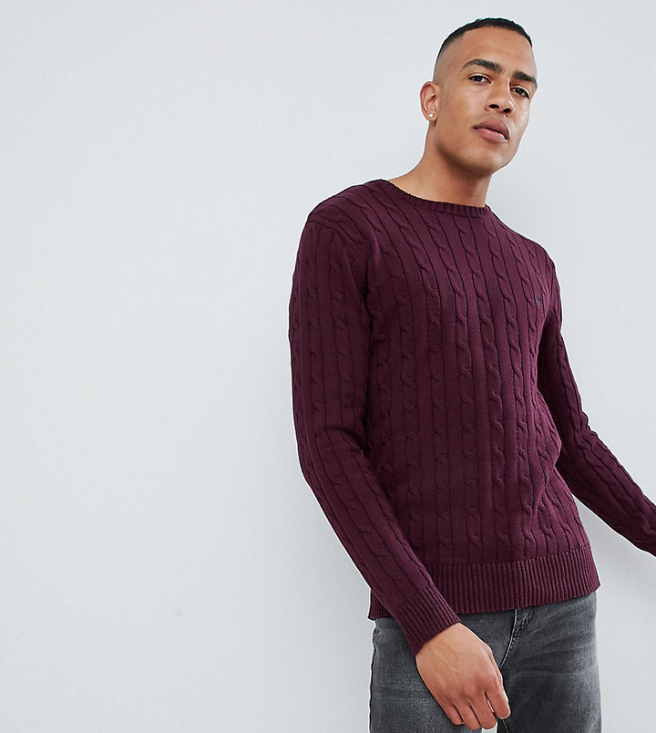 french connection cable knit sweater