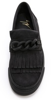 Thumbnail for your product : Giuseppe Zanotti Flat Suede Sneakers