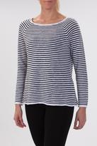 Thumbnail for your product : Eileen Fisher Striped Bateau Top