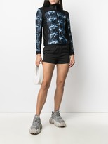 Thumbnail for your product : John Richmond Floral-Print Zip-Front Jacket