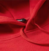 Thumbnail for your product : Raf Simons Oversized Printed Loopback Cotton-Jersey Hoodie