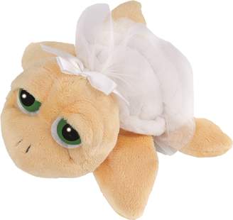 Suki Gifts Li'L Peepers Turtles Bride Turtle Soft Boa Plush Toy with Tuile Frill (Small White)
