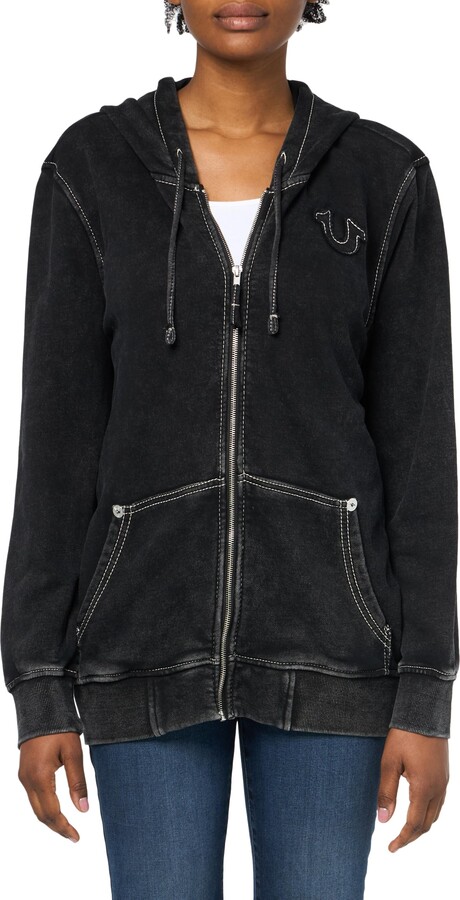 True Religion Women's Paint Splatter Boyfriend Hoody ShopStyle