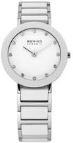Thumbnail for your product : Swarovski BERING White Dial Ceramic Stainless Steel and Crystal Element Bracelet Watch