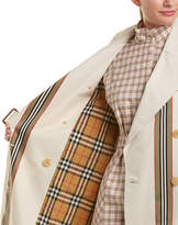 Thumbnail for your product : Burberry Striped Ribbon Gabardine Trench Coat