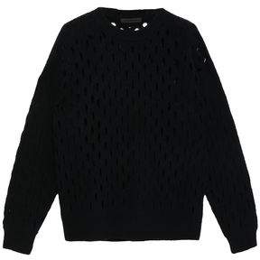 Alexander Wang Open-knit Wool-blend Sweater