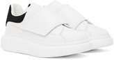 Thumbnail for your product : Alexander McQueen Kids Black & White Velcro Oversized Sneakers